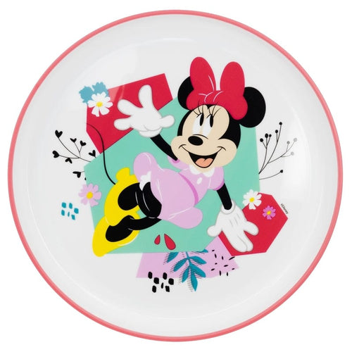 Farfurie pentru copii din plastic, Minnie Mouse Multicolor, Ø19.6xH2.5 cm