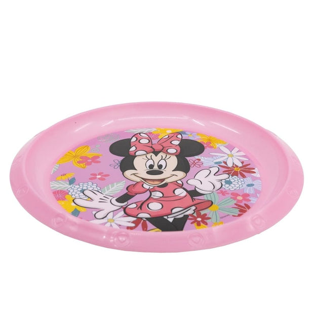 Farfurie pentru copii din plastic, Minnie Mouse Multicolor, Ø21.5xH1.9 cm (1)