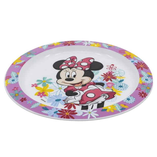 Farfurie pentru copii din plastic, Minnie Mouse Multicolor, Ø23.1xH2 cm (1)