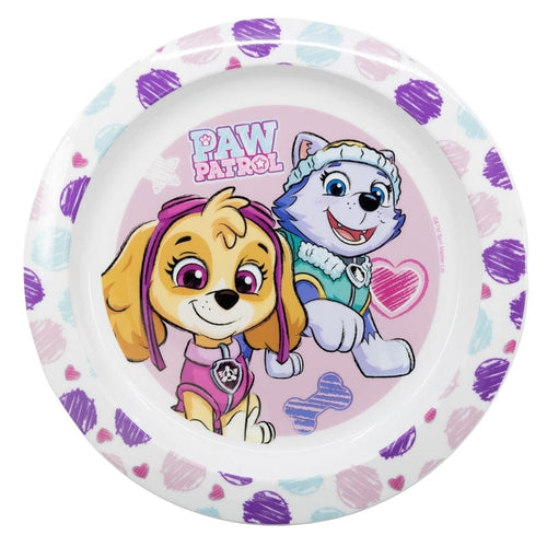 Farfurie pentru copii din plastic, Paw Patrol Multicolor, Ø23.1xH2 cm