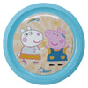 Farfurie pentru copii din plastic, Peppa Pig Multicolor, Ø21.5xH1.9 cm