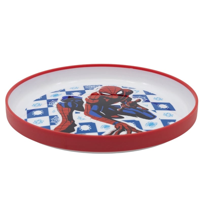 Farfurie pentru copii din plastic, Spider-Man Multicolor, Ø19.6xH2.5 cm (1)