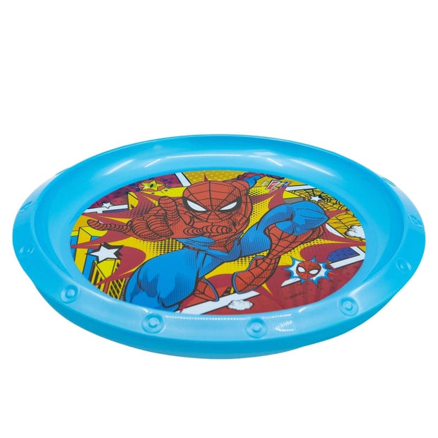 Farfurie pentru copii din plastic, Spider-Man Multicolor, Ø21.5xH1.9 cm (1)