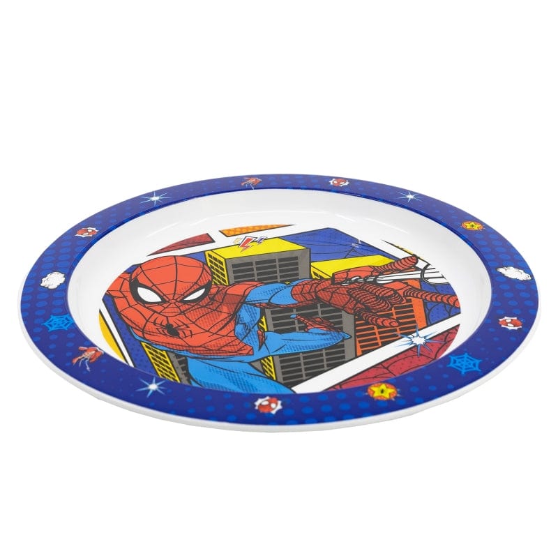 Farfurie pentru copii din plastic, Spider-Man Multicolor, Ø23.1xH2 cm (1)