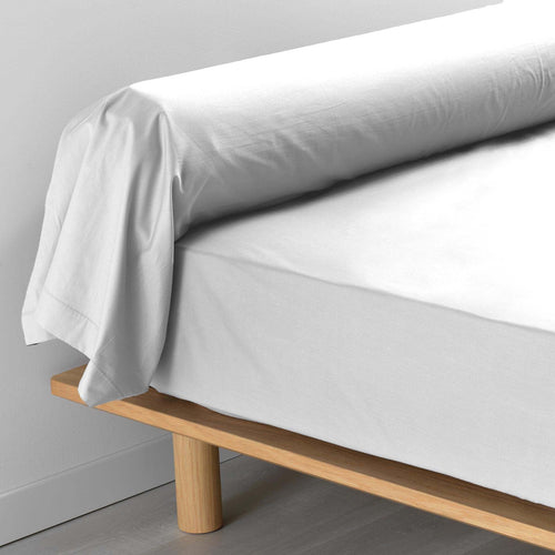 Fata de perna din bumbac, Percaline Bolster Alb, 85 x 185 cm