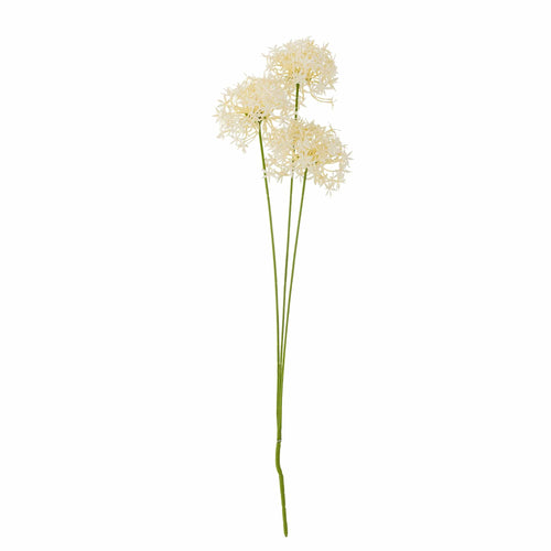 Fir floare artificiala, Allium Alb, H63,5 cm