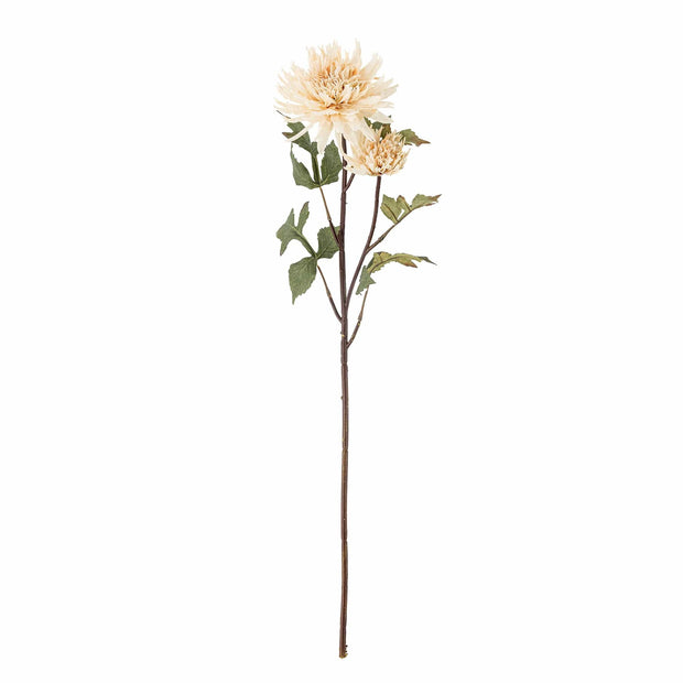 Fir floare artificiala, Chrysantemum Natural, H80 cm