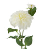 Fir floare artificiala, Dahlia Alb, H63,5 cm (1)