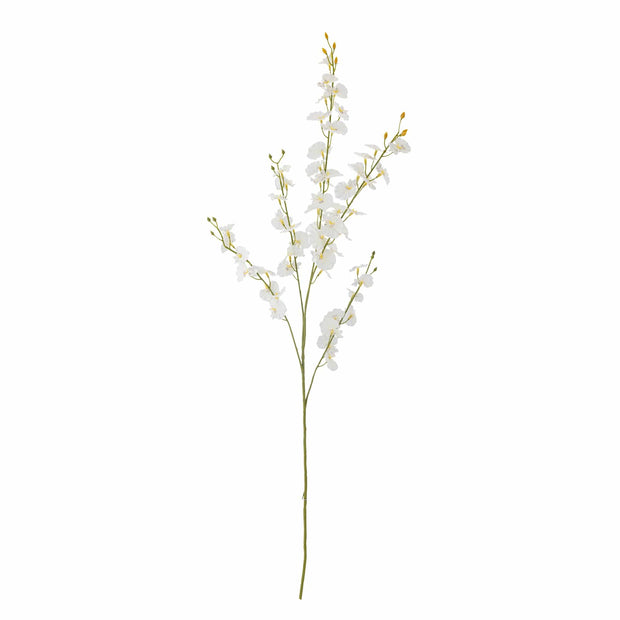 Fir floare artificiala, Orchid Alb, H91,5 cm