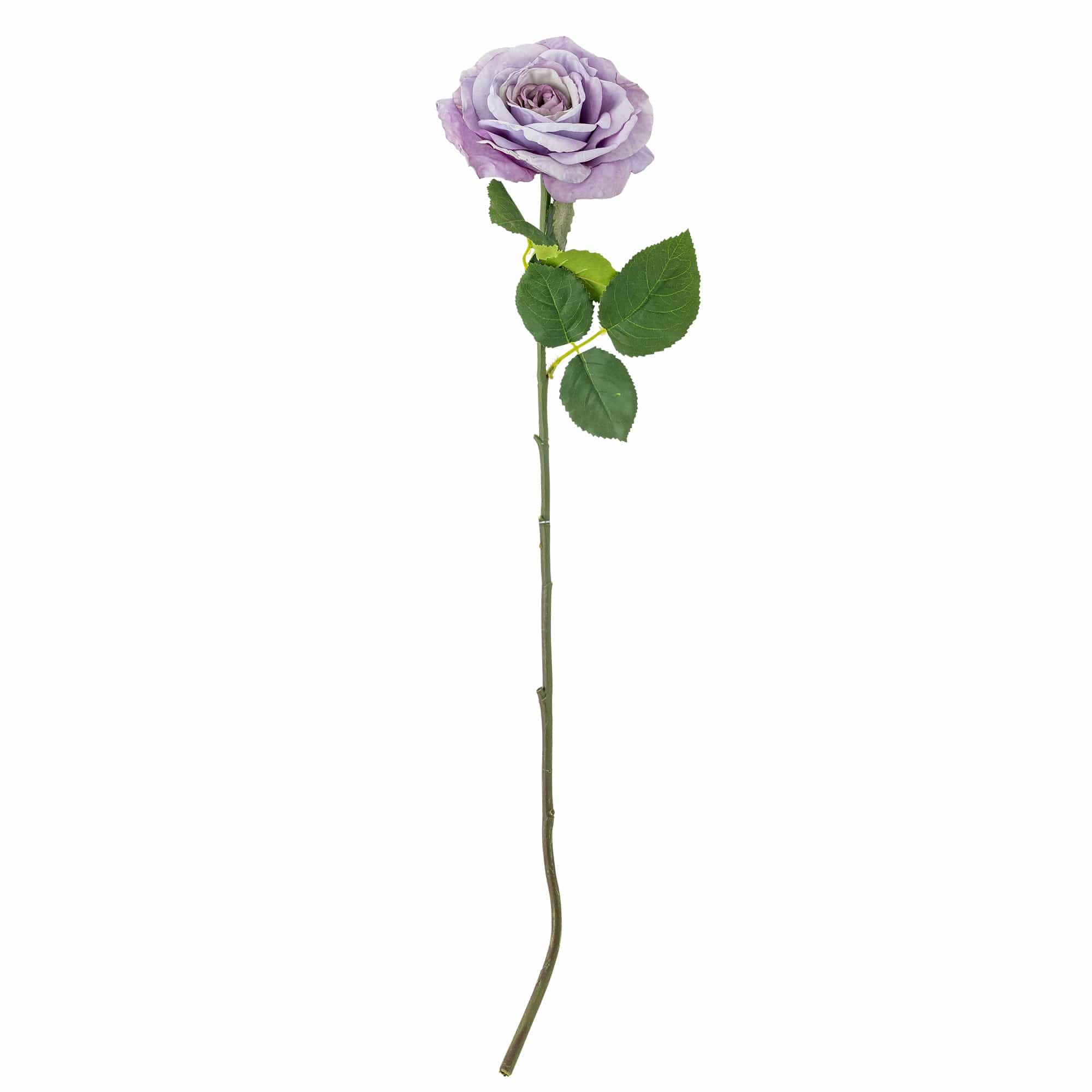 Fir floare artificiala, Rose Violet, H66 cm