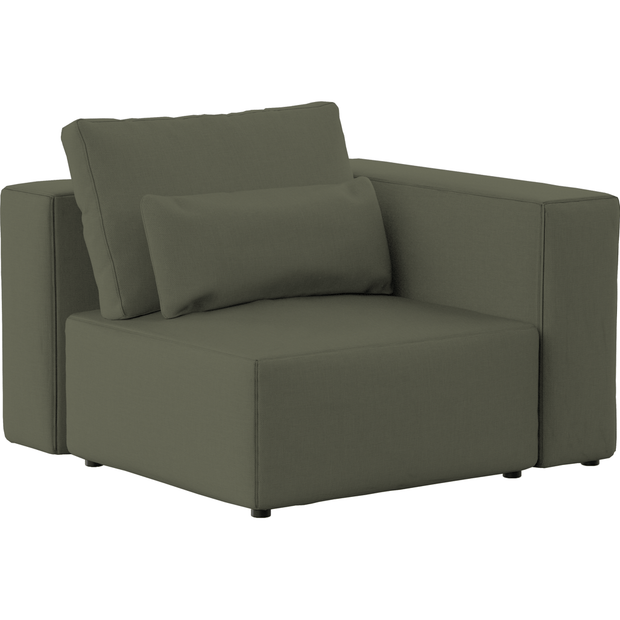 Fotoliu Modular tapitat cu stofa, Riposo Verde Olive, l105xA105xH85 cm (3)