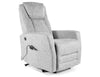 Fotoliu Recliner cu mecanism electric, tapitat cu stofa, Adonis Gri / Negru, l77xA96xH107 cm