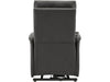 Dorel Home Fotoliu Recliner cu mecanism electric, tapitat cu stofa, Herman Gri, l66xA89xH156 cm