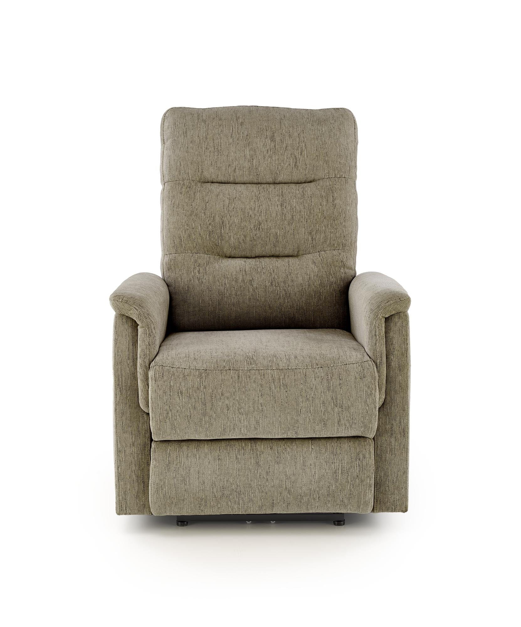 Fotoliu Recliner cu mecanism electric, tapitat cu stofa, Jamal Verde, l80xA90xH105 cm (2)