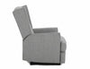 Fotoliu Recliner cu mecanism electric, tapitat cu stofa, Uranos Gri / Negru, l75xA93xH104 cm (2)