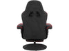 Dorel Home Fotoliu Recliner gaming tapitat cu stofa, Junker Negru / Rosu, l81xA88xH112 cm