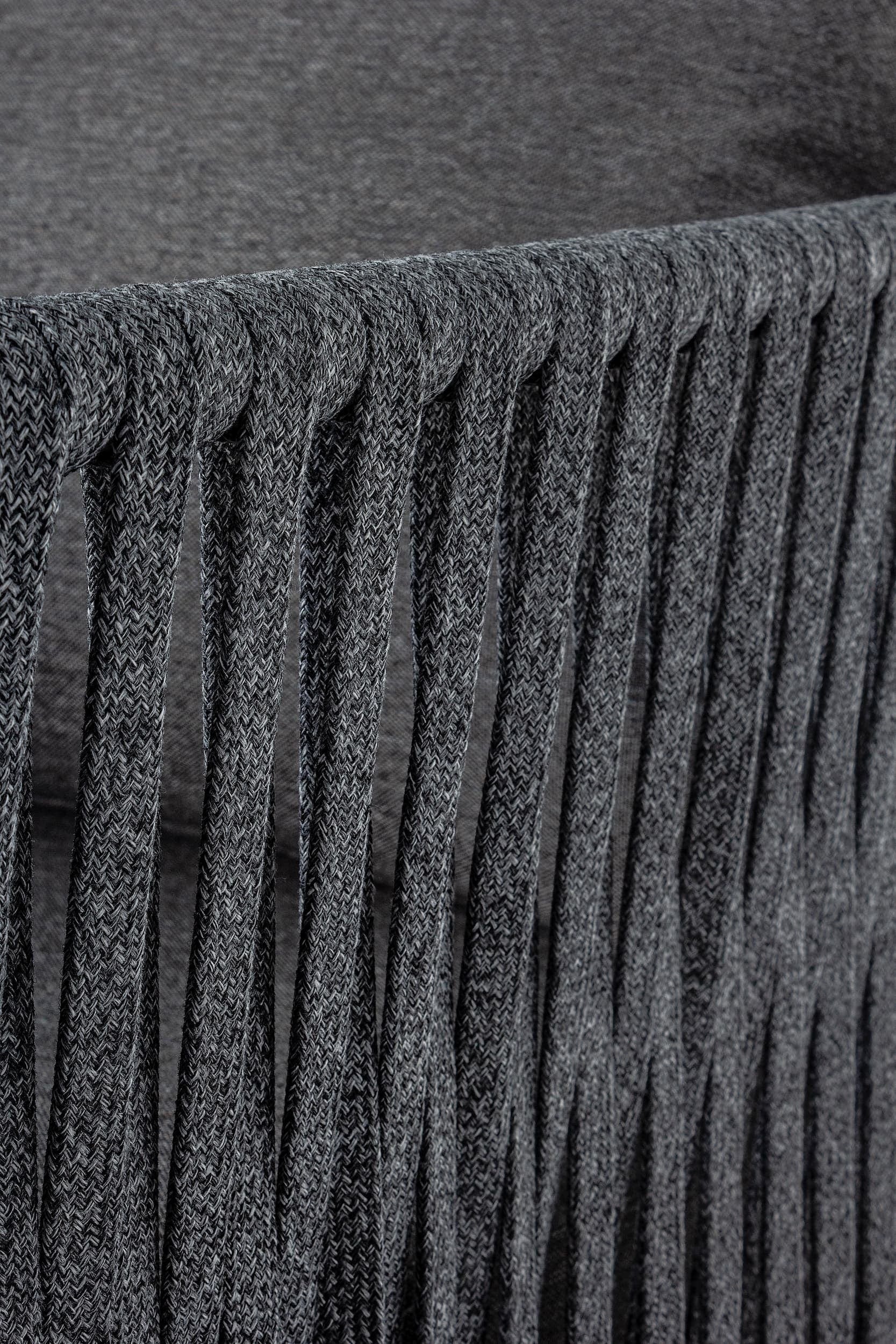 Bizzotto Fotoliu fix pentru gradina / terasa, din aluminiu si material textil, cu perne detasabile, Florencia Antracit, l80xA85xH86 cm