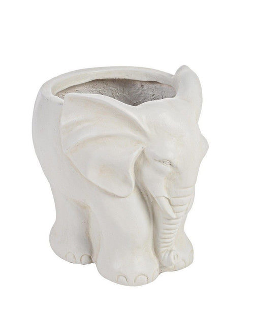 Ghiveci din Fiberclay, Garden Elephant S Ivoir, L27,5xl22xH26 cm