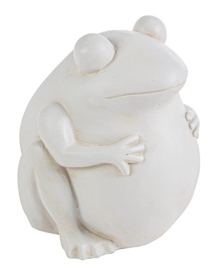 Ghiveci din Fiberclay, Garden Frog Ivoir, L28xl27xH30 cm