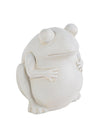 Ghiveci din Fiberclay, Garden Frog S Ivoir, L22xl22xH25 cm