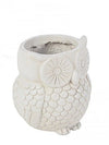 Ghiveci din Fiberclay, Garden Owl S Ivoir, Ø22xH24,5 cm (1)