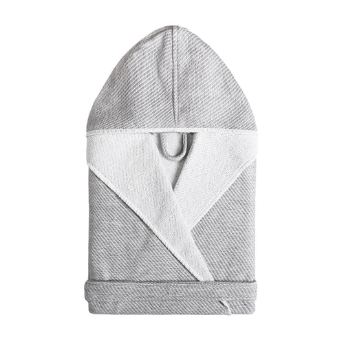 Halat de baie Unisex, din Bumbac, New York Gri & SRMPT-NEW-YORK-HOODED-MAGNETIC-GREY