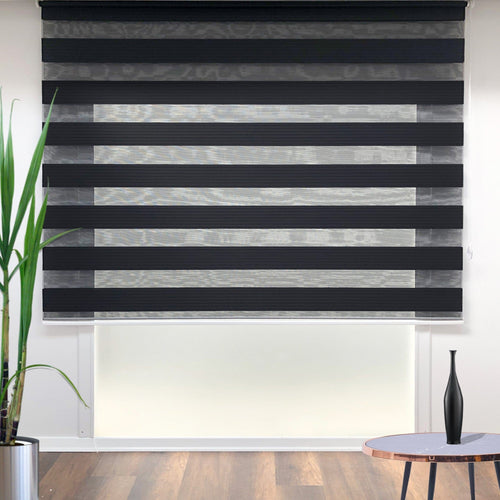 Oyo 50 x 200 cm Jaluzea verticala Plise Dark Negru