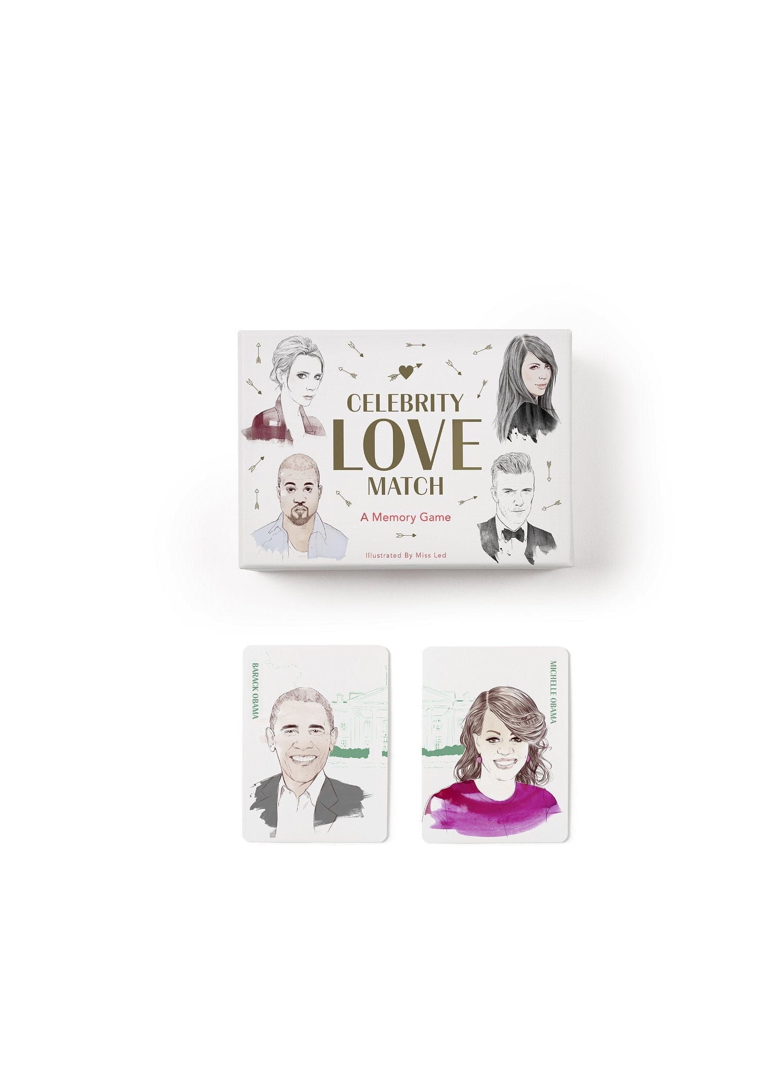 Joc de memorie Celebrity Love Match, 10 x 5 cm (1)