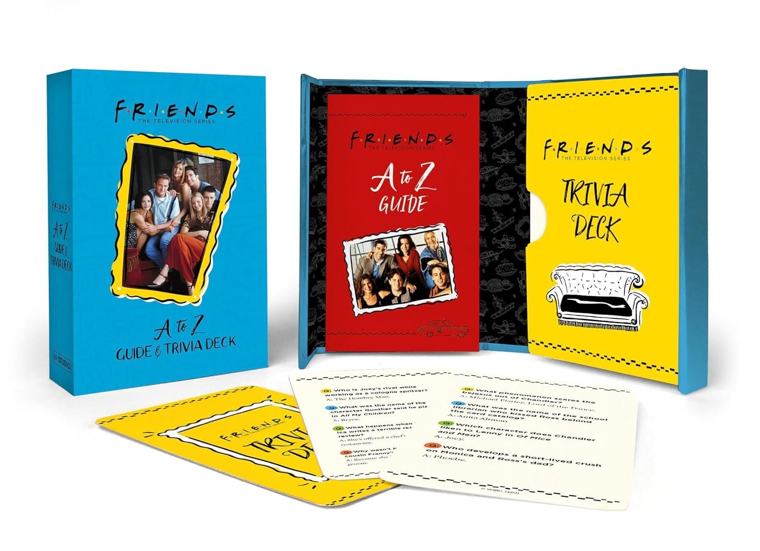 NewMags Joc de societate Friends: A To Z Guide And Trivia Deck, 9 x 14 cm