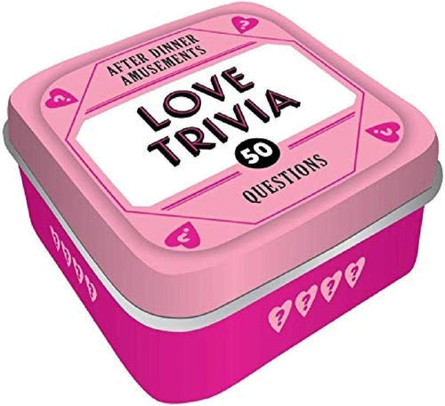 Joc de societate Love Trivia, 6 x 6 cm