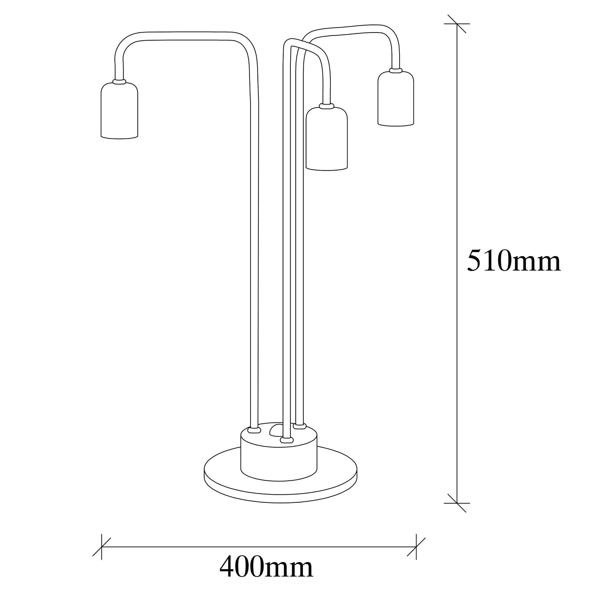 Lampa de birou Mum 3522 Negru (4)