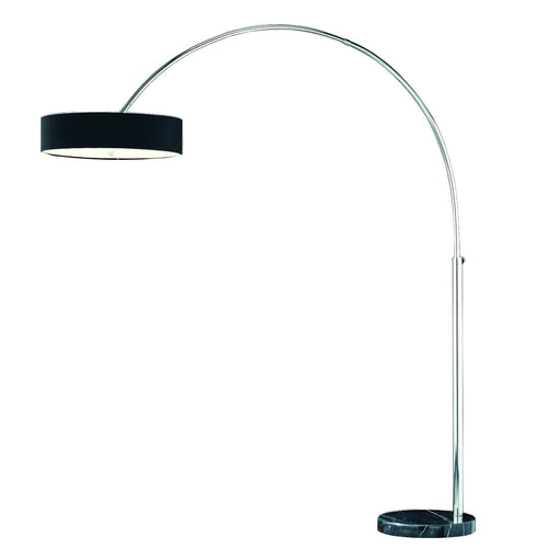 Azzarddo Lampadar Aruba Negru / Crom, AZ0169