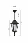 Oyo Lampadar exterior Kucuk Negru