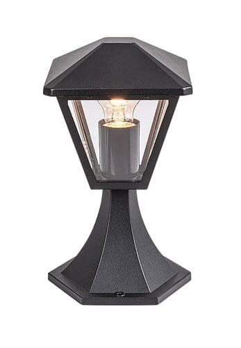 Lampadar exterior Paravento 7148 Negru / Transparent (1)