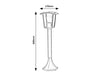 RabaLux Lampadar exterior Taverna 7128 Negru / Transparent