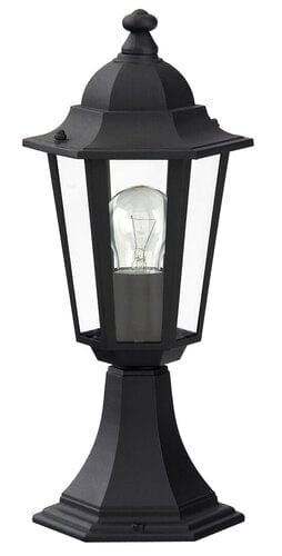 RabaLux Lampadar exterior Velence 8206 Negru / Transparent