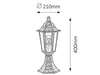 Lampadar exterior Velence 8236 Auriu Antichizat / Transparent (1)