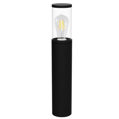 Lampadar exterior Wellington 7503 Negru Mat / Transparent