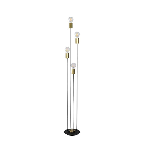 RabaLux Lampadar Lanny 4561 Negru / Auriu