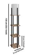 Asir Lampadar Nora SRC Natural / Negru