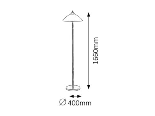 Lampadar Regina 8178 Bronz / Crem (1)