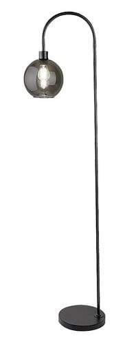 RabaLux Lampadar Ricardo 74025 Negru / Fumuriu