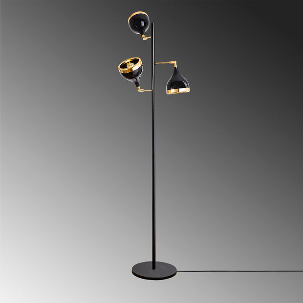 Lampadar Yildo 7022 Negru / Auriu (3)