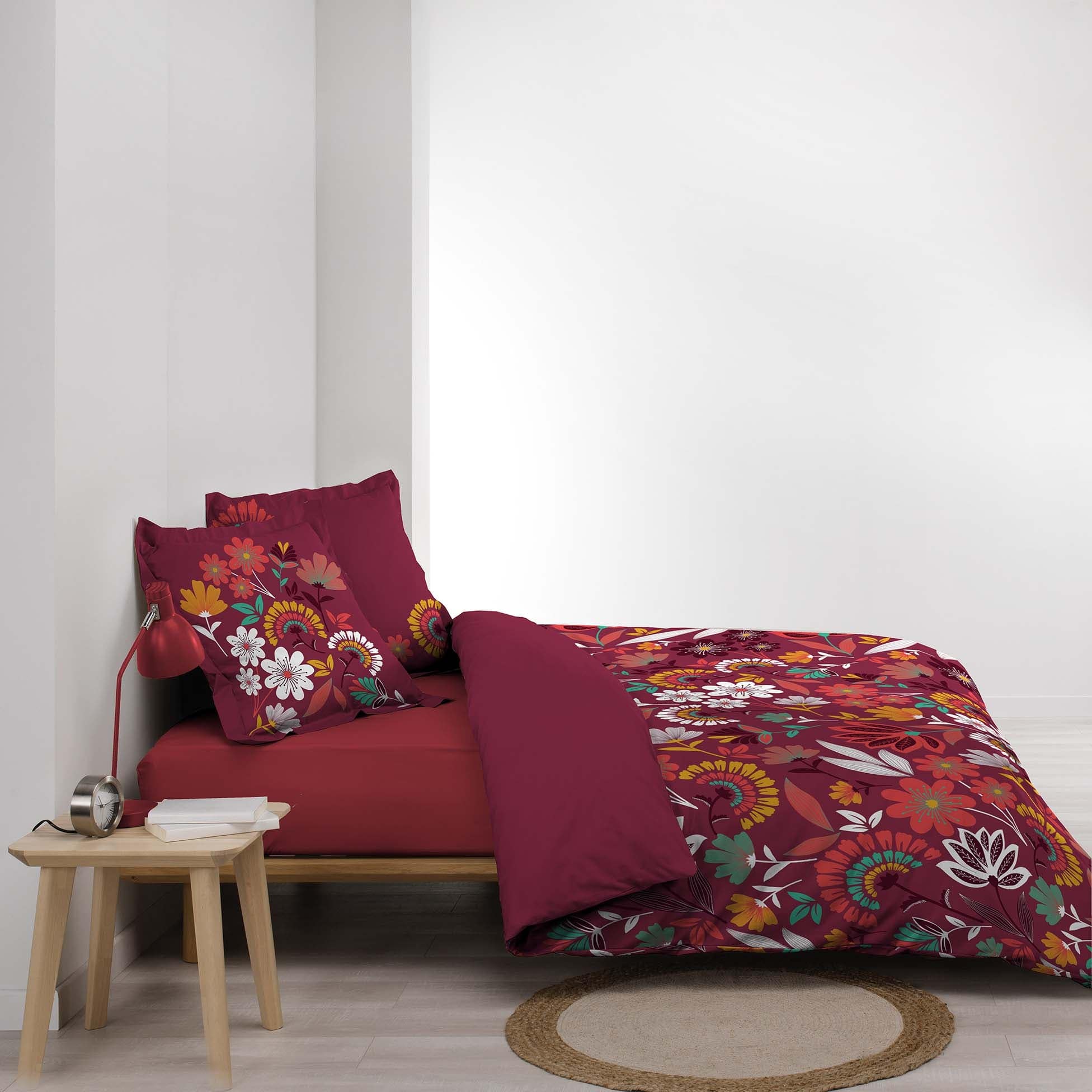 Lenjerie de pat din bumbac, Arbusa Multicolor, 260 x 240 cm (4)