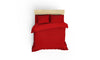 Lenjerie de pat din bumbac Satinat Premium Elegant V2 Rosu, 200 x 220 cm (4)