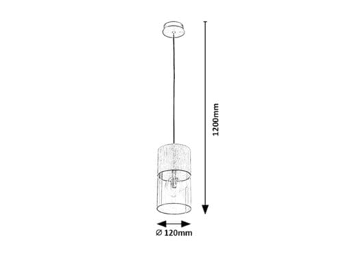 Lustra Zelkova 3154 Gri / Transparent (1)