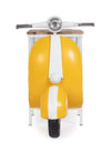 Masa de bar din lemn de mango si metal, Vespa Natural / Alb / Galben, L104xl94xH65 cm (3)