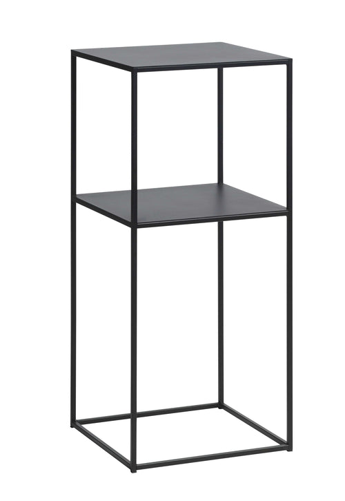 Unique Furniture A/S Masa de bar din metal, Pebble Negru, L35xl35xH80 cm