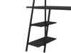 Dorel Home Masa de birou cu etajera, din MDF si metal, Bushwick Negru, L111xl51xH137 cm