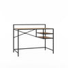 Unique Furniture A/S Masa de birou din pal si metal, Altino Stejar / Negru, L110xl56,8xH88 cm